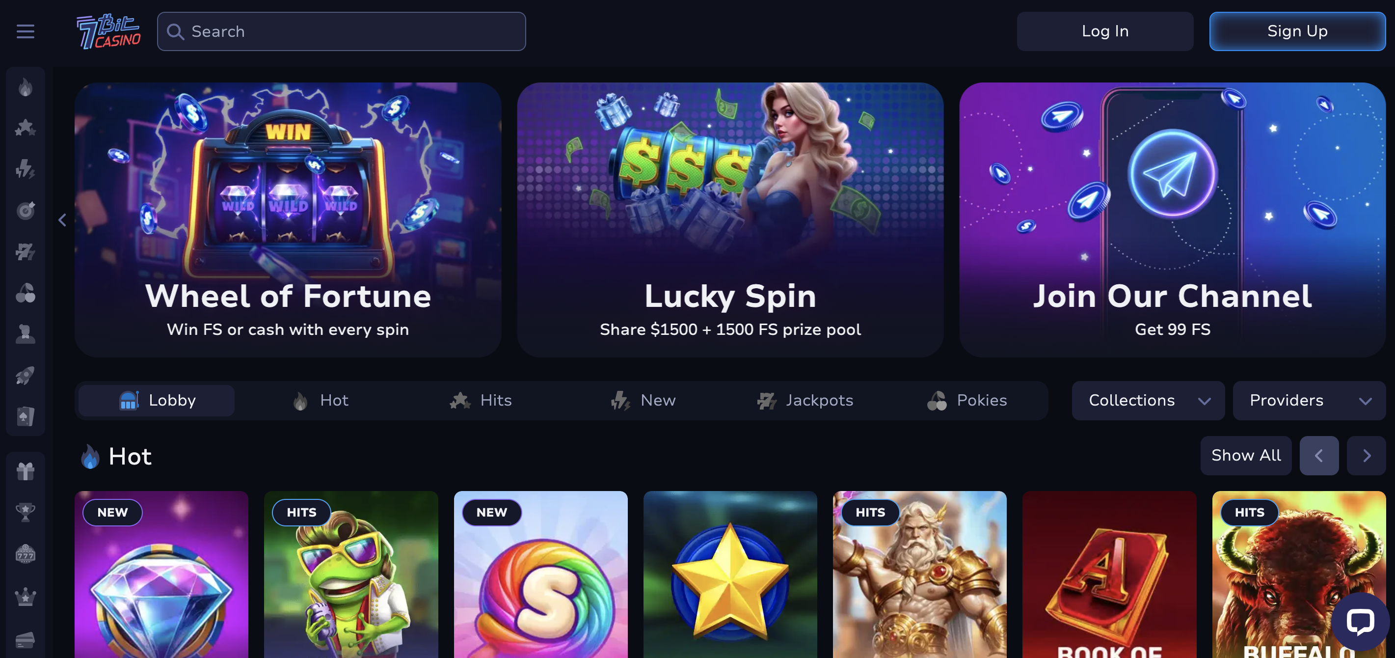 7bit Casino interface